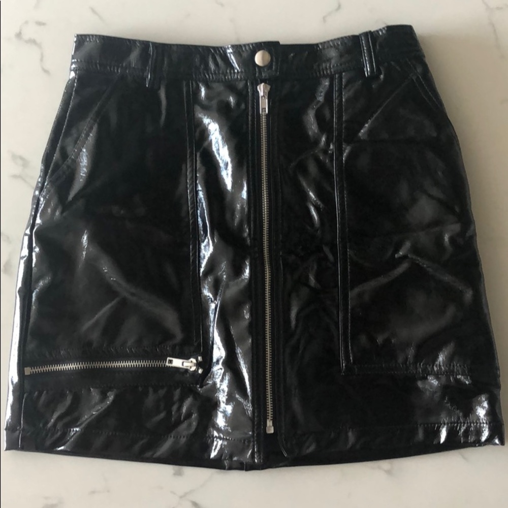 Pleather skirt